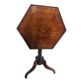 Napoleon III tilting gueridon in mahogany, 19th century.