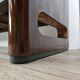 Art Decò Sideboard in Mahogany and Maple with Black Glass and Brass Finishi