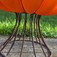 Large orange bowl/vintage centrepiece