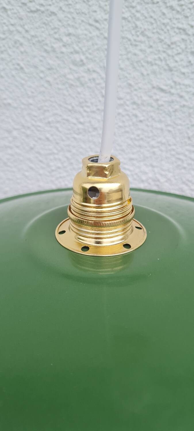 Green enamelled sheet metal suspension