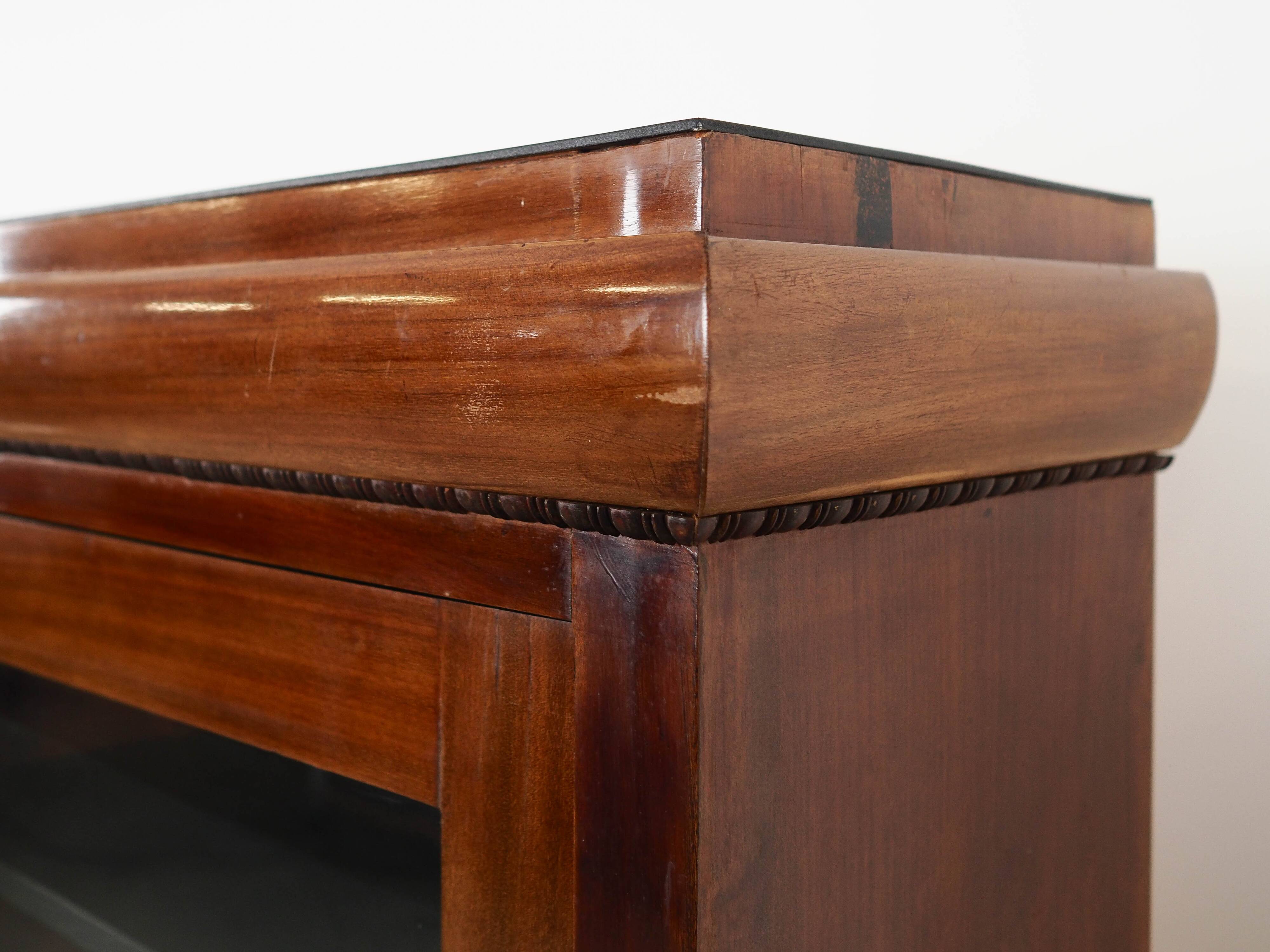Walnut display cabinet, Danish design, 1960s, made in Denmark