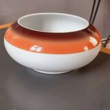 Porcelain salad bowl Space Age Year 70 Royale de Limoges factory
