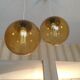 Suspension light ball vintage from Biot glassware