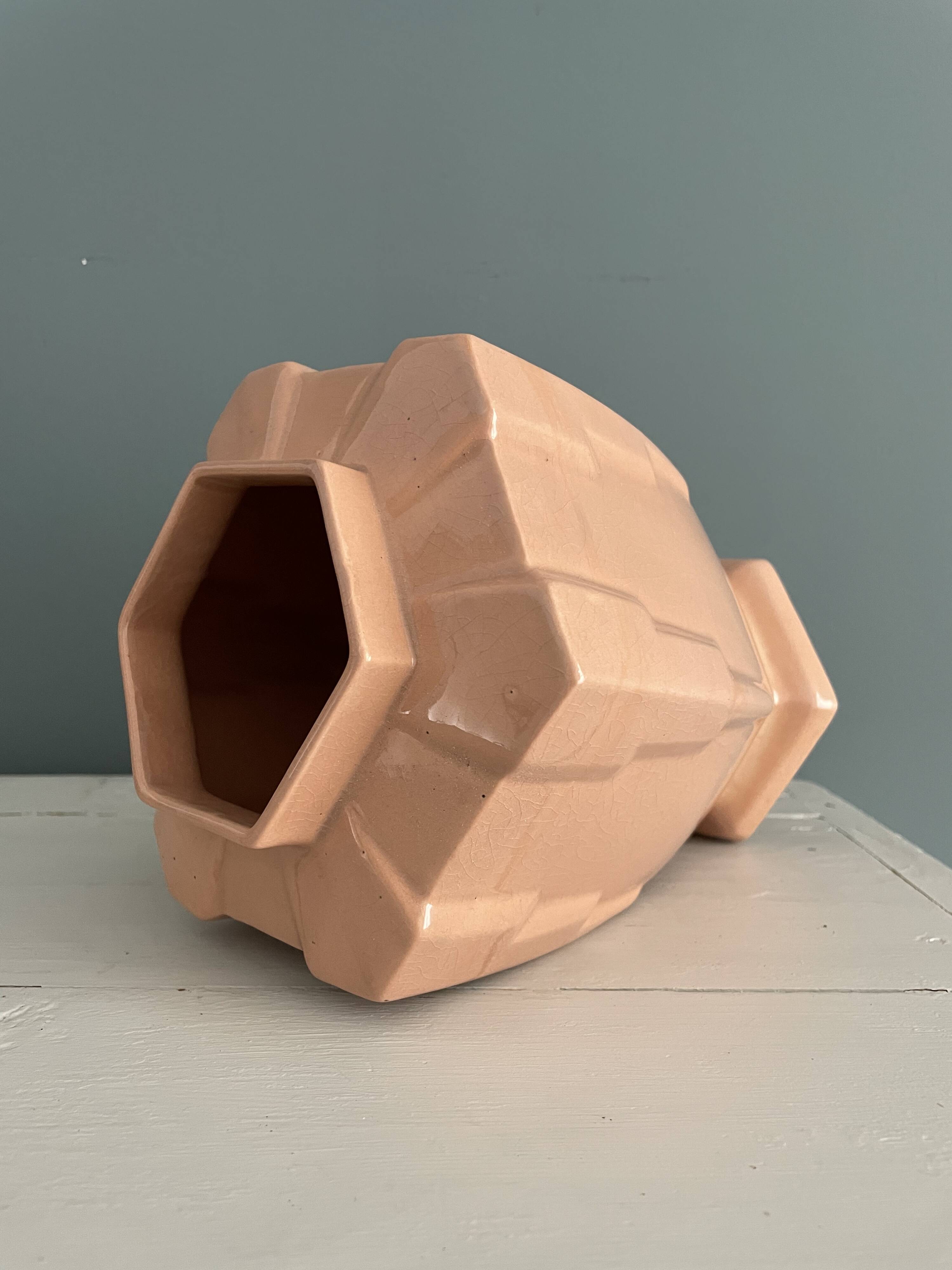 Pair of Art Deco Orchies Moulin des Loups vases circa 1930