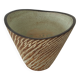 Vase ovoide en ceramique design Signé D&B Hohr Gesgesch