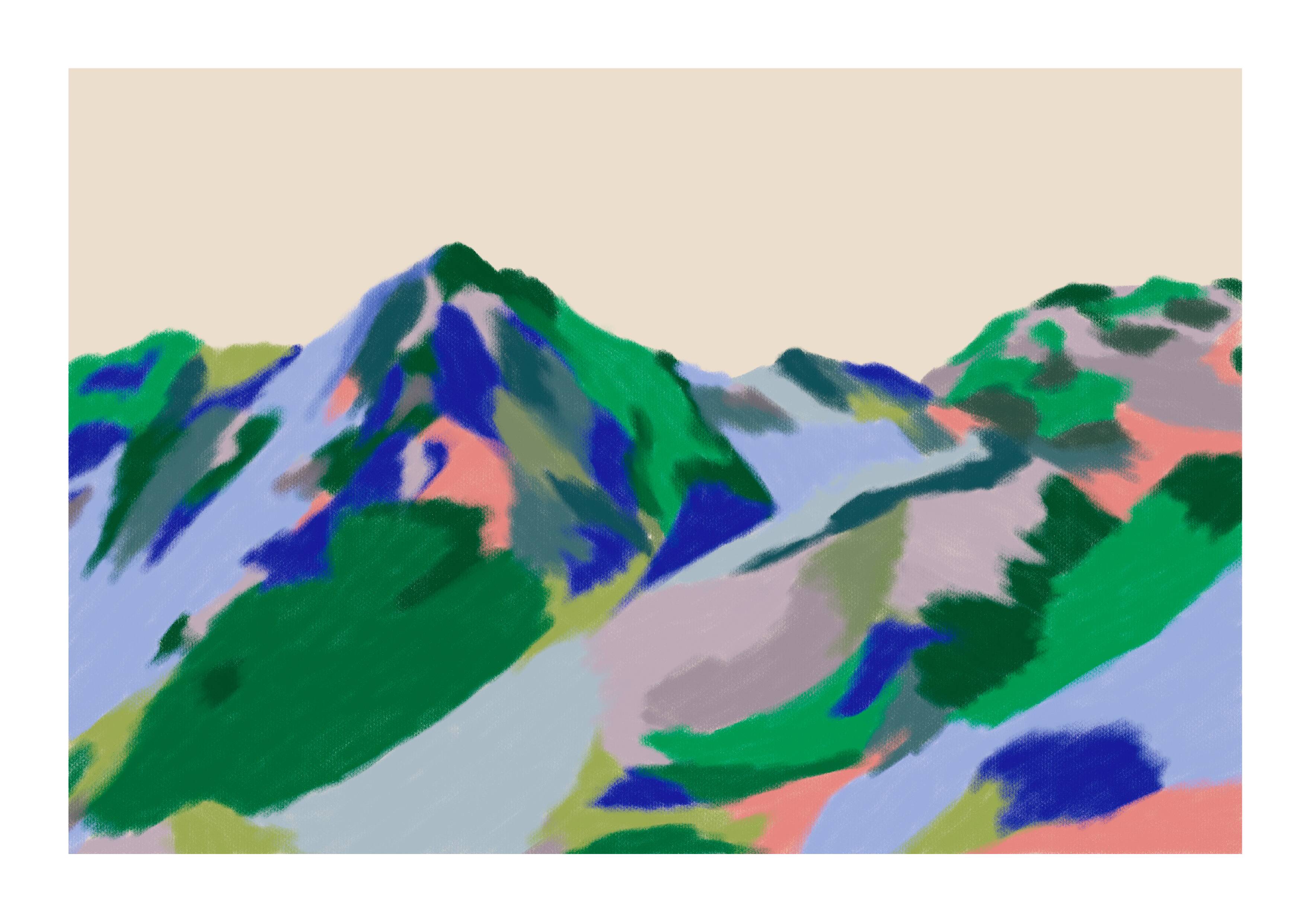 Les Orres - limited edition art print (A4)