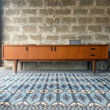 Vintage Scandinavian teak sideboard, 1960.