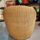 Fauteuils vintage en rotin Driade King Tubby de Miki Astori