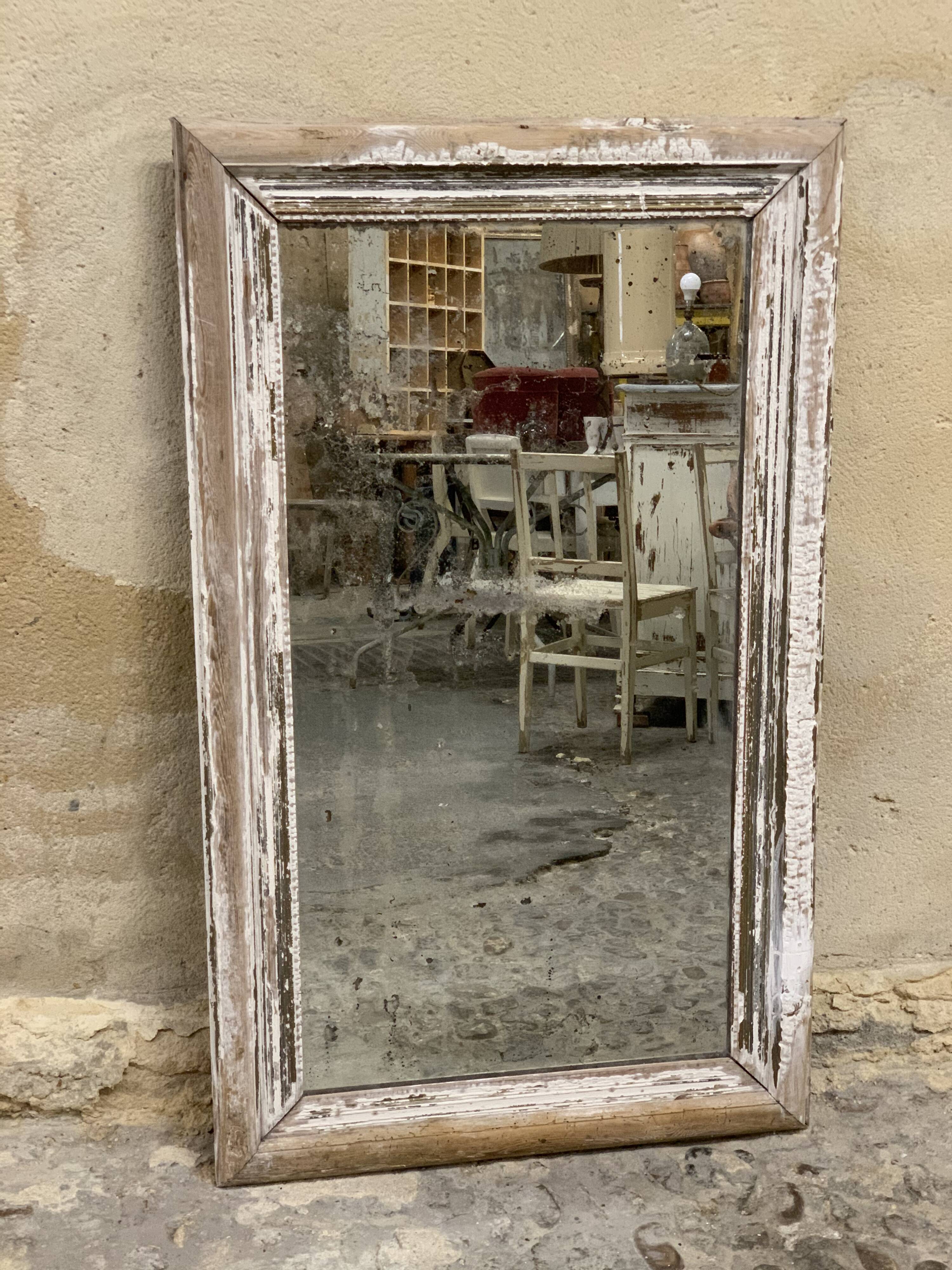 Miroir fin 19ème 74x122cm