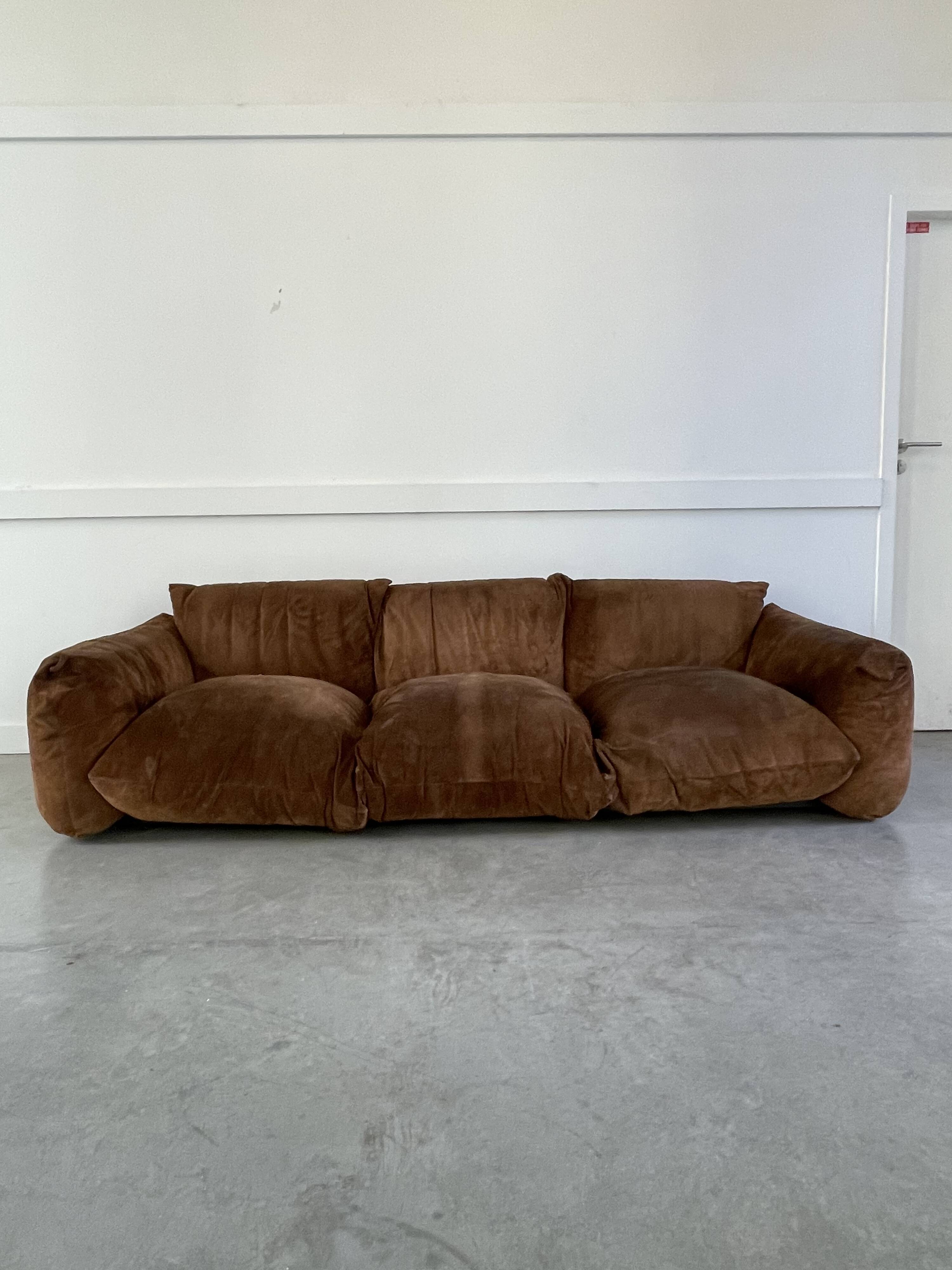 Marenco three-seater sofa by Mario Marenco for Arflex 1970s