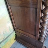 Large solid oak library