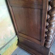 Large solid oak library