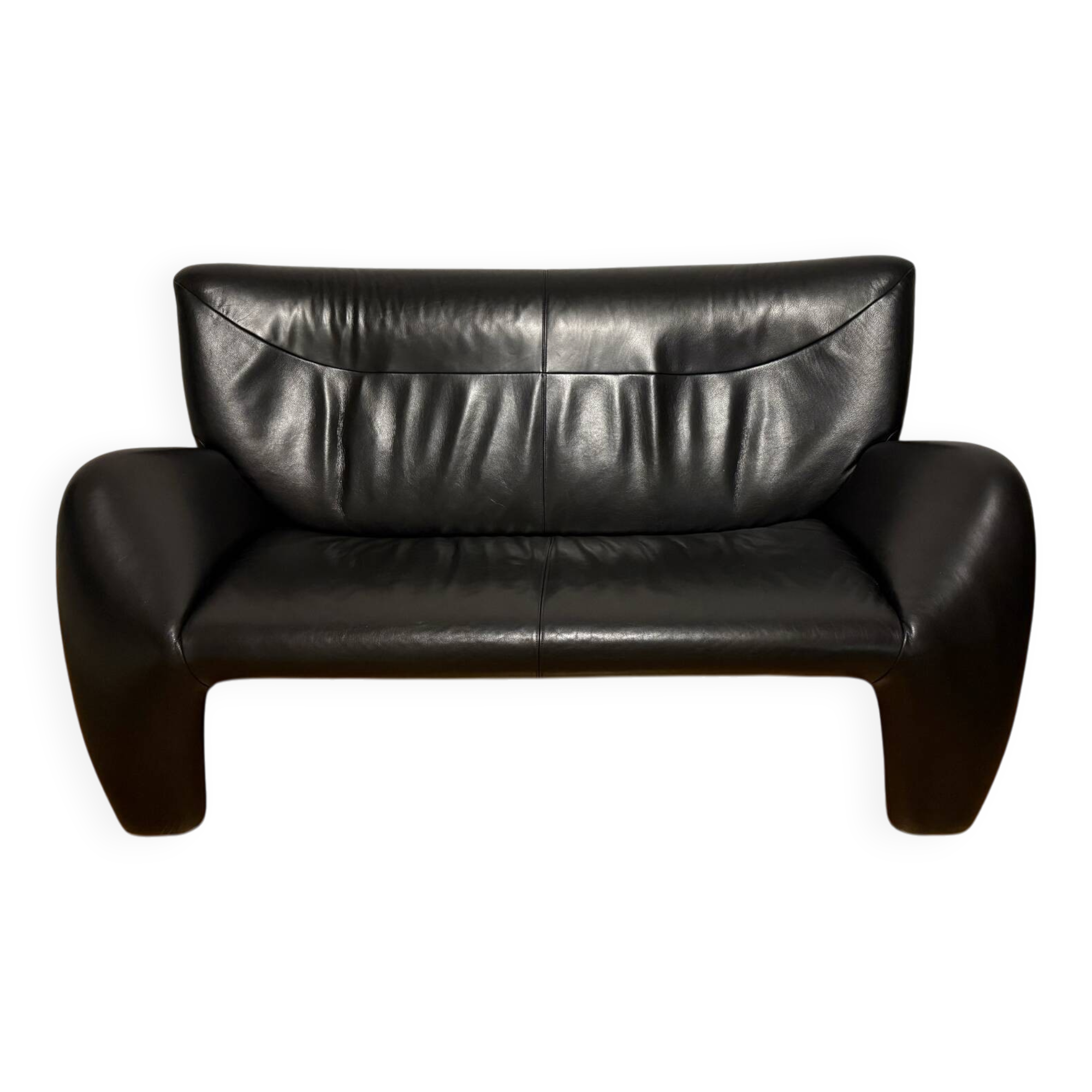 Leather sofa Leolux Jan Armgardt model Echnaton in very good condition.