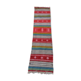 Kilim multicolored corridor handmade in pure wool