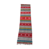 Tapis kilim couloir multicolores en pure laine 54X220cm