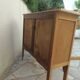 Art Deco sideboard in wood, with 2 glass doors.
