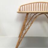 Vintage rattan desk