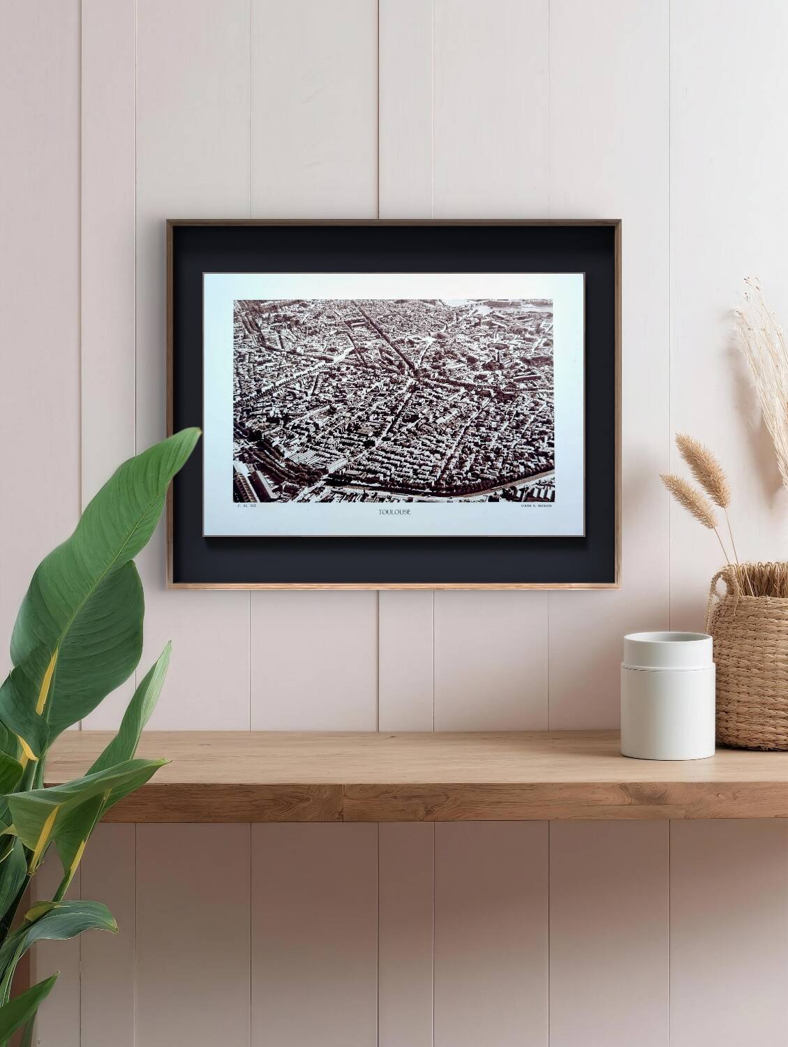 Toulouse, Haute-Garonne, photo print plate from 1942.