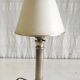 Table lamp in gilded brass and marble - mid 20th century.