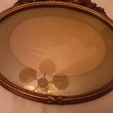 Louis xvi style stuck gilt wood hanging frame