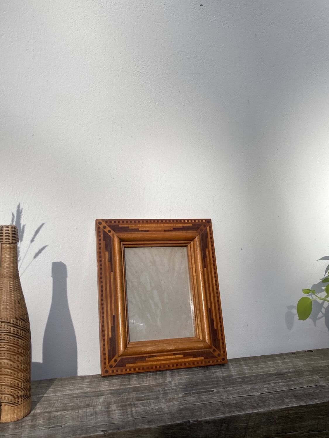 Marquetry wooden frame 30x36