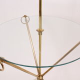 Lampadaire tripode en laiton Maison Jansen