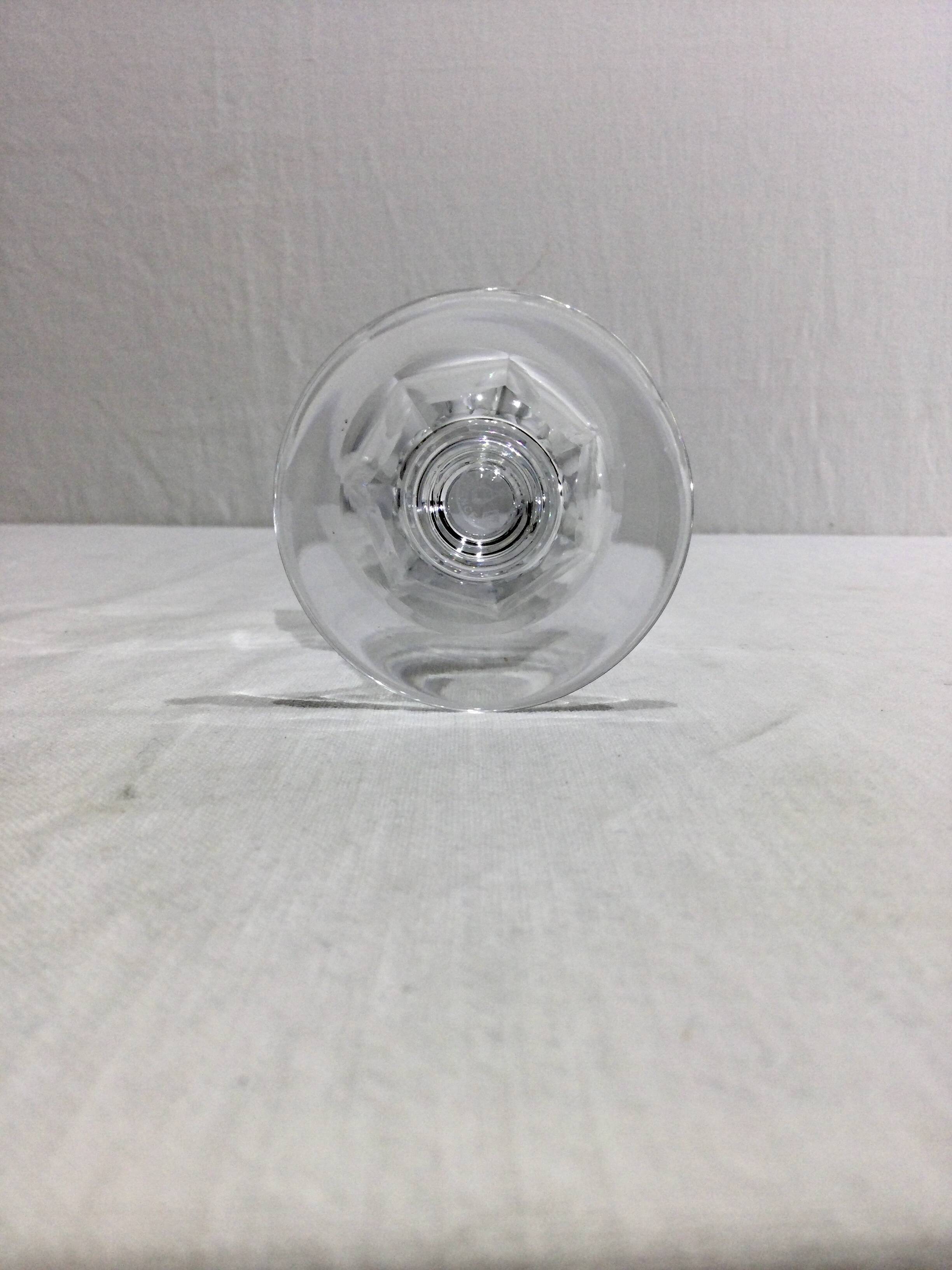 Baccarat – 9 Missouri Model White Wine Glasses