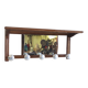 Solid wood and chrome metal coat rack - mid 20th century.