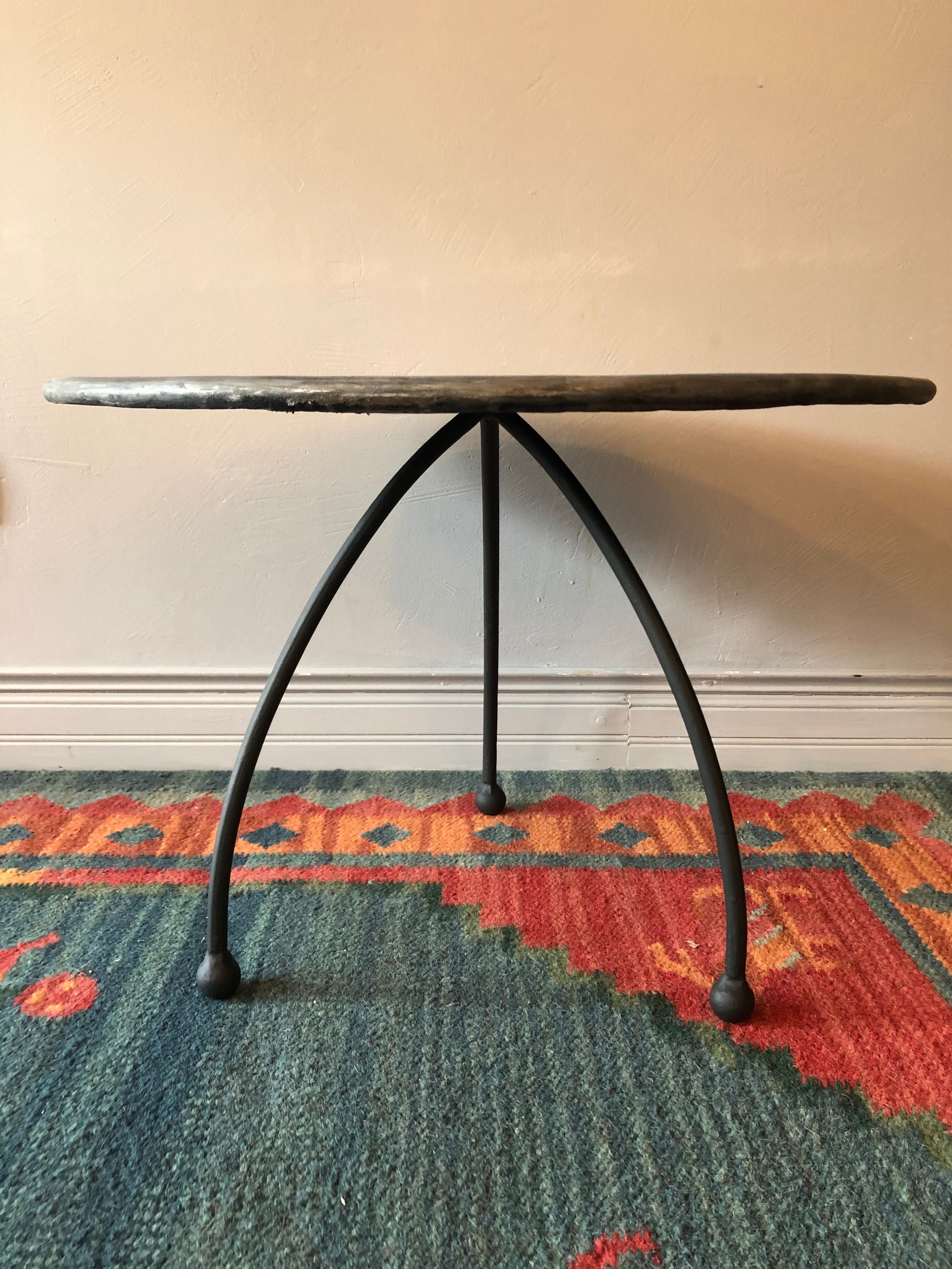 Tripod coffee table