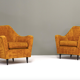 Set of 2 armchairs Italy 1950