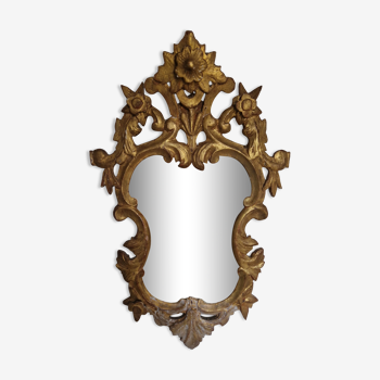 Baroque gilded mirror 70 x 45 cm