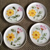 Series of 6 dessert plates
