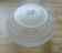 Vintage saucer lamp globe
