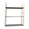 Small 1950 shelf, made of metal and laminated wood