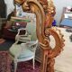 In-between wood stucco mirror Golden STYLE LOUIS XV trumeau ice decoration Castle