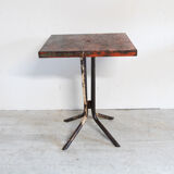 Metal bistro table Tolix circa 1950