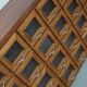 Vintage Dutch Beech Haberdashery Shop Cabinet / Vitrine, 1950s