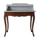 Louis XV-style toilet table in walnut and marble