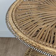 Diabolo rattan coffee table