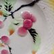 6 Art Deco dessert plates in barbotine. Moulin des Loups.