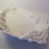 Large fish dish signed cm limoges cream / beige