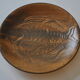 Set de 4 assiettes motif poisson