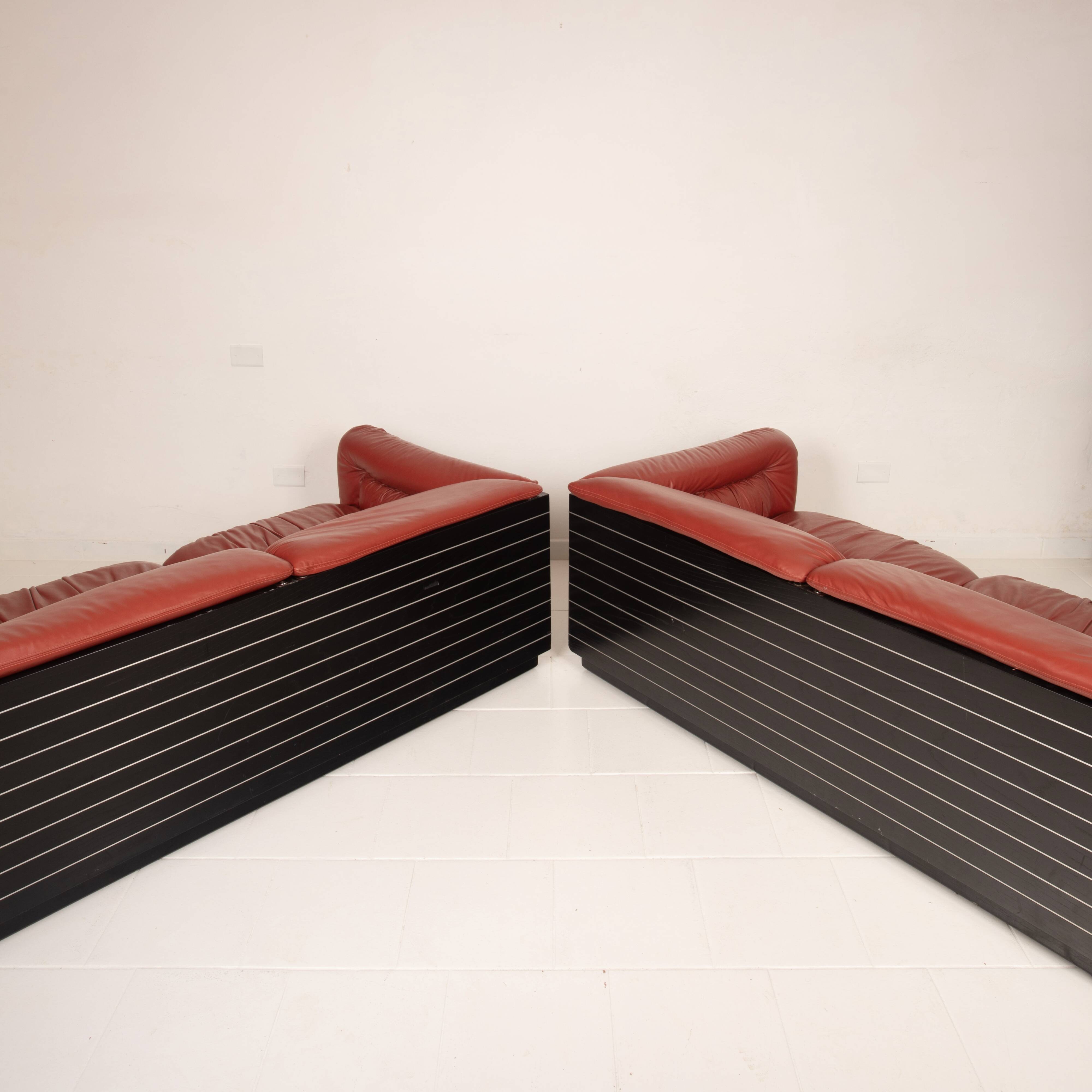 Sofa Strato par Giovanni Offredi pour Saporiti Italia, 1970