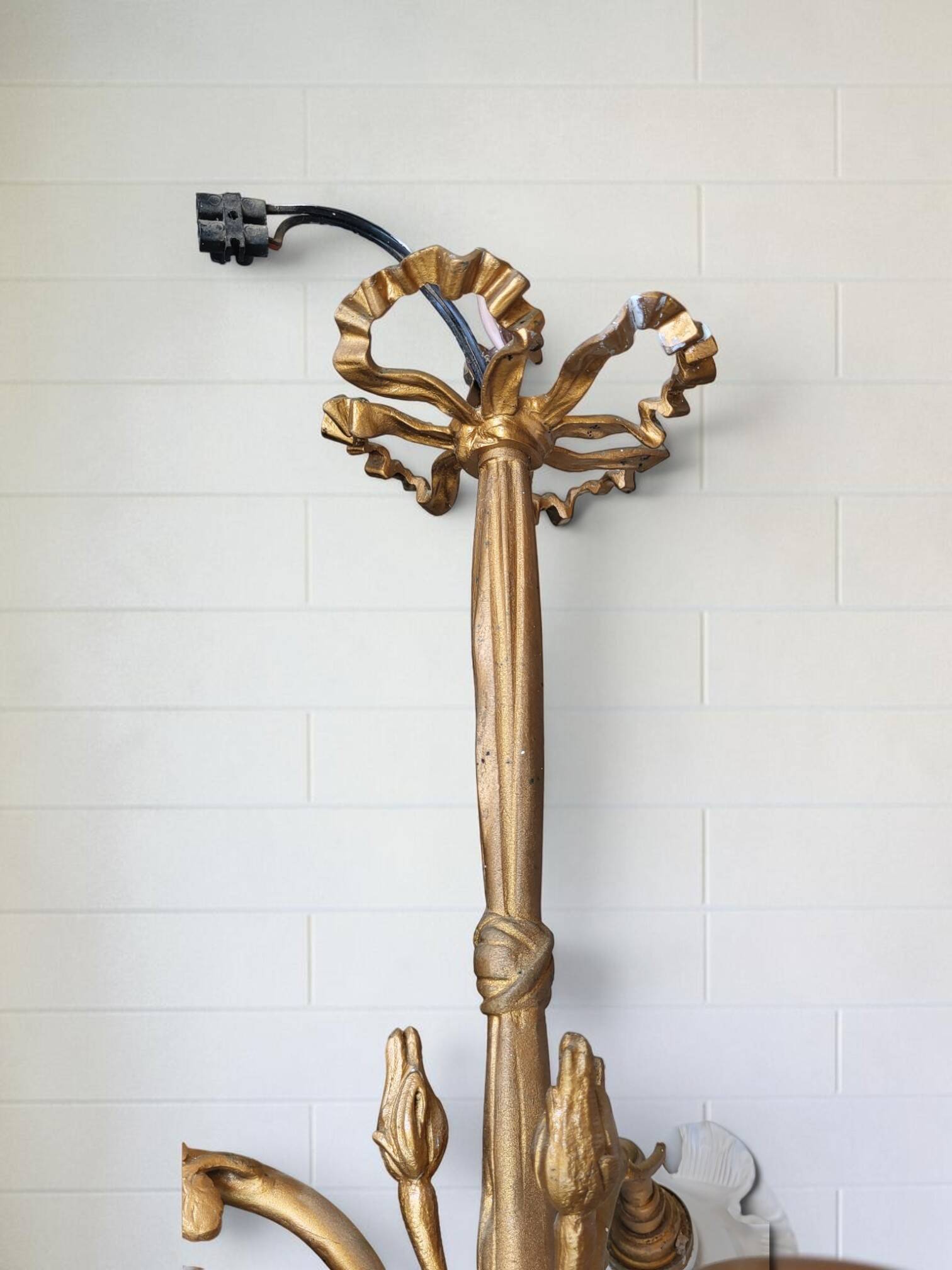Bronze chandelier Louis XVI