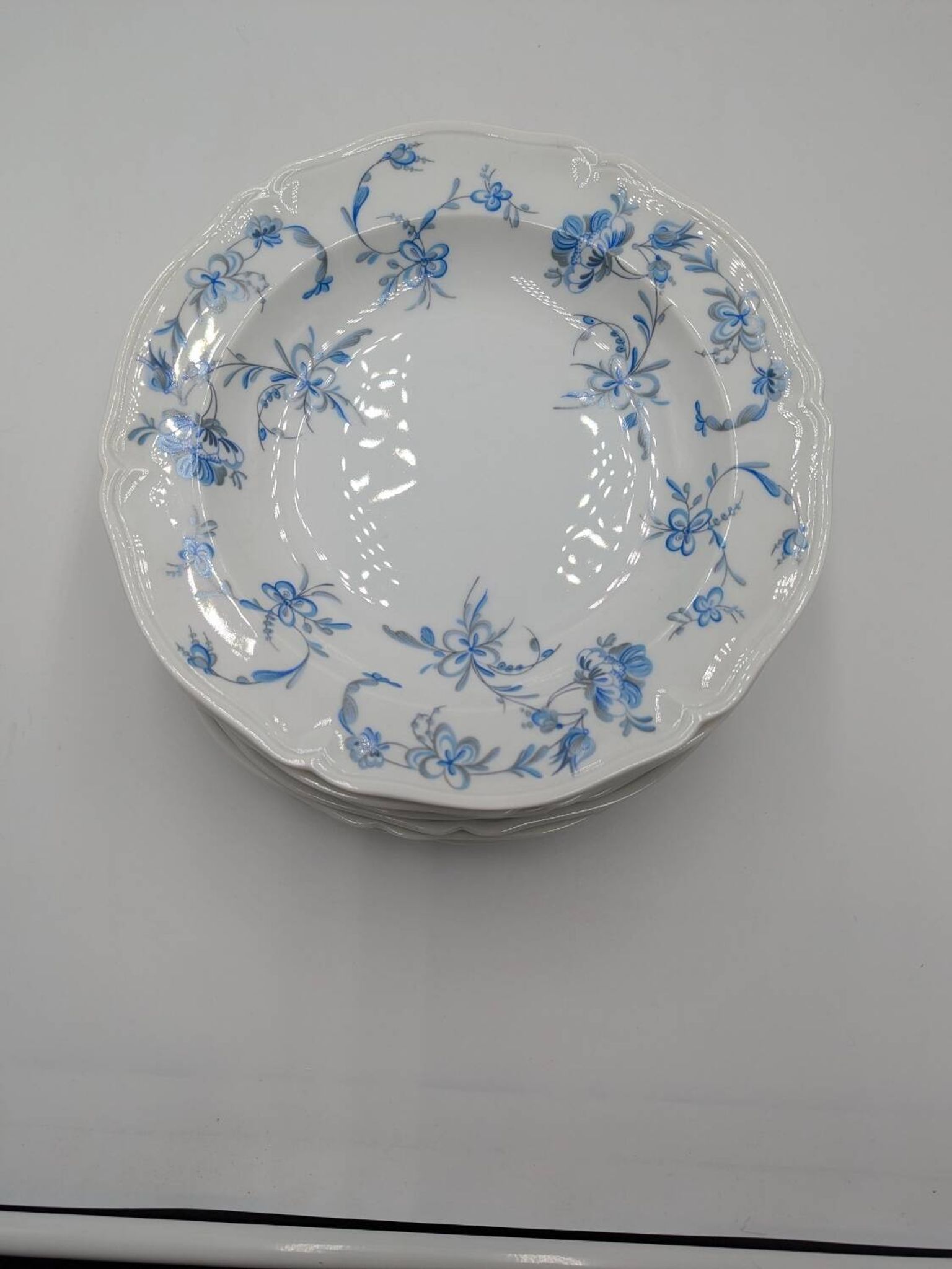 10 soup plates old porcelain royal factory of Limoges