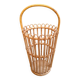 Vintage rattan wicker umbrella stand