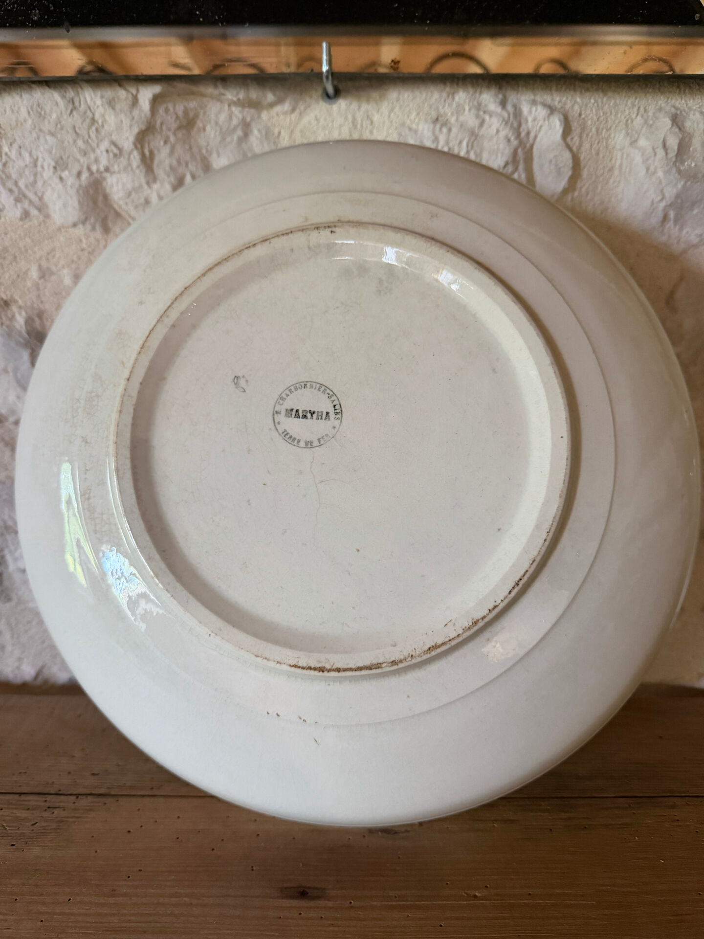 Large earthenware salad bowl from Salins