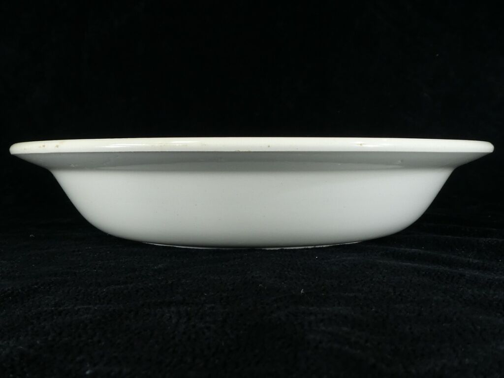Former plat rond creux in earthenware from badonviller