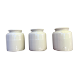 3 sandstone pots
