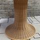 Dining table wood and rattan 1970
